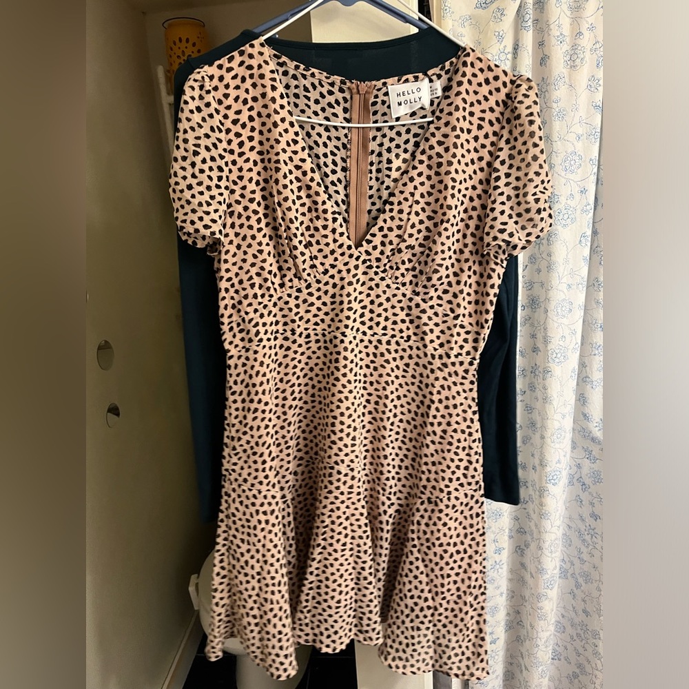 Hello Molly Cheetah Print Summer Dress